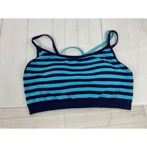 Fabletics Blue Sports Bra. Sz M - Picture 3 of 3